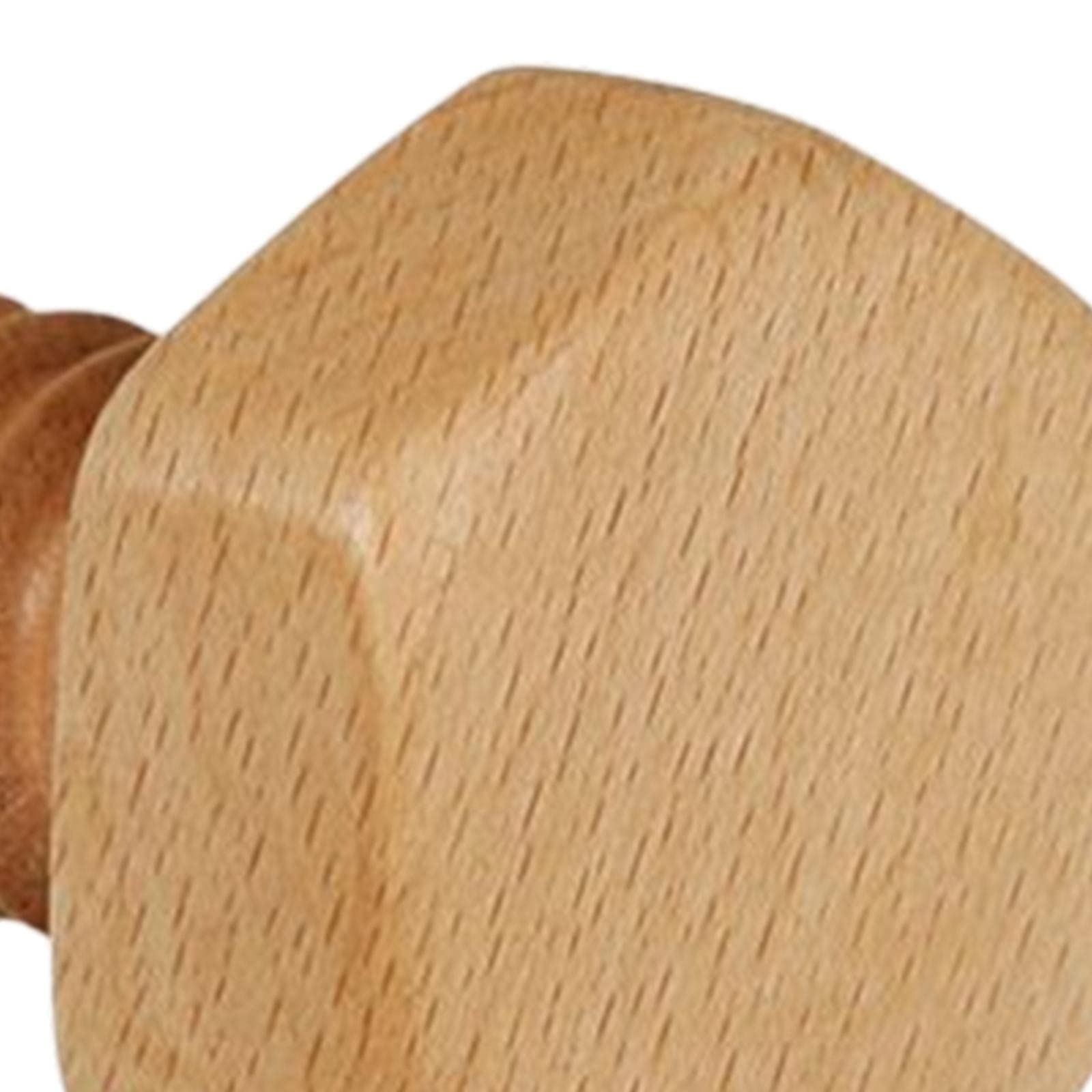 Set di 10 ganci a vite in legno d'acero, stile nordico, per armadio, organizer per la casa, design esagonale, 5,5 x 6 cm