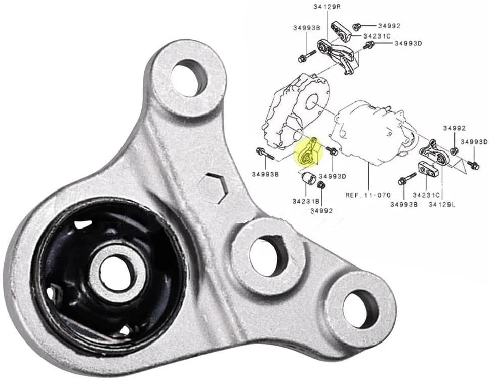 Engine Mount for Mounting Rear for Outlander for Phev 2013 2021