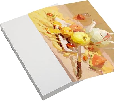 50 Sheets 16K Practice Gouache Paper 8" x 10" Thick 160GSM for Arts Beginners Painting Sketching Drawing Wet & Dry & Mixed Media Gouache Paint Papers Art Supplies