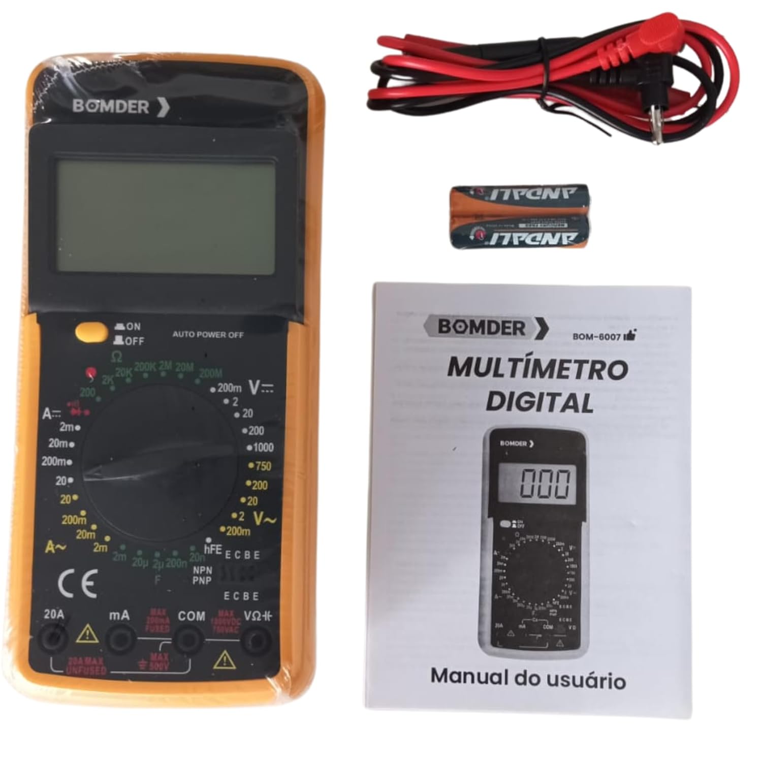 Multimetro Digiltal com Capacimetro e Aviso Sonoro ferramenta essencial ...