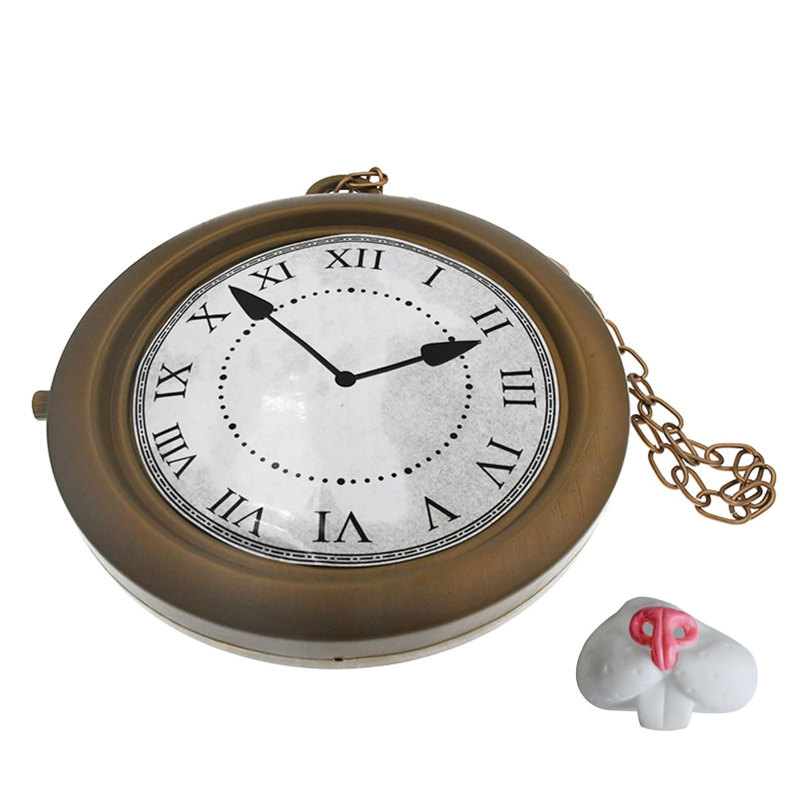 Tsophreniq Easters Bells Props Holiday Decoration Clock Easters Holiday Dressingup for Theme Parties and Festival Occasion Masquerades Party Accessories