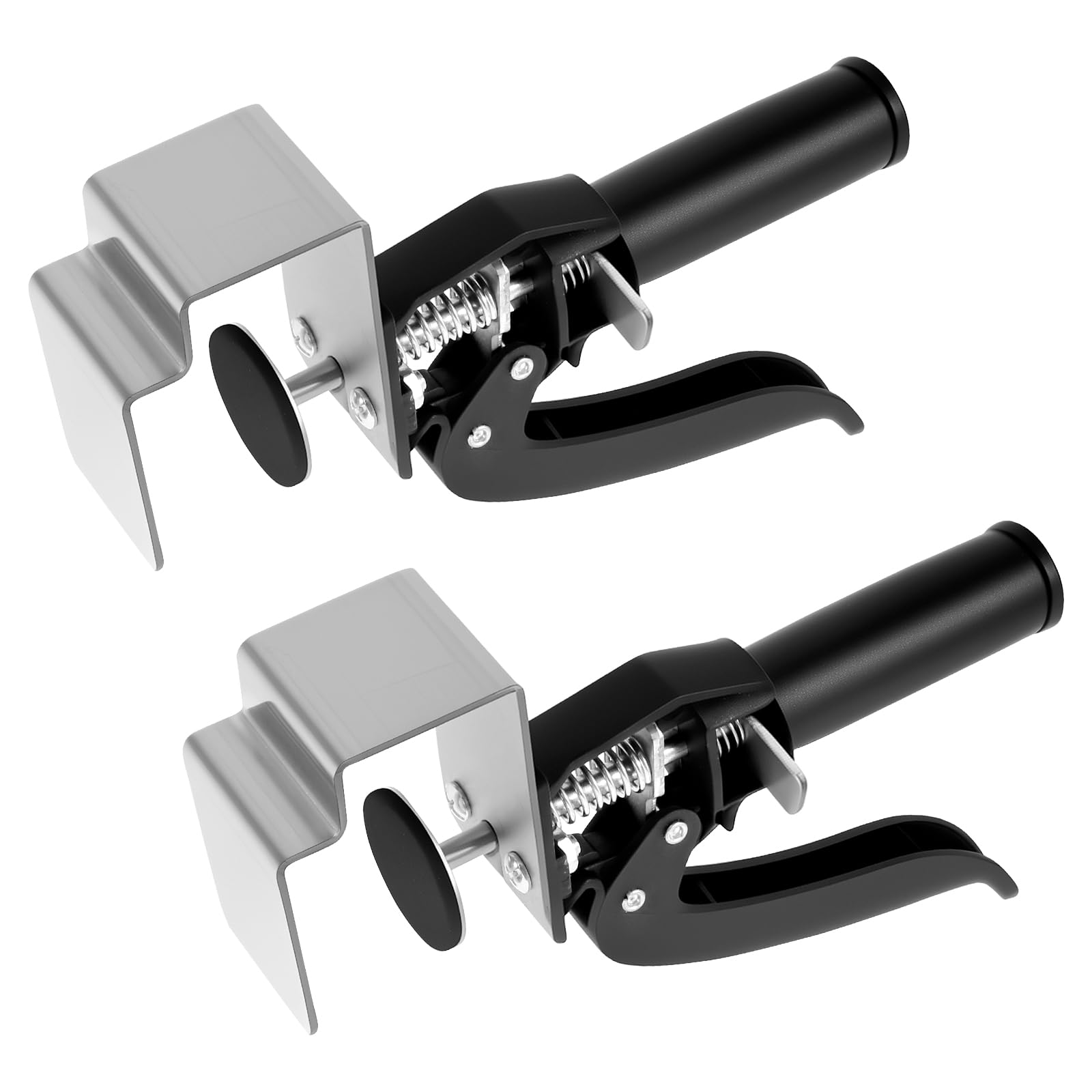2Pcs Drawer Front Installation Clamp Quick Release Drawer Fixing Clip Adjustable Cabinet Hardware Jig Installation Tool for Table and Desk Mount(B)