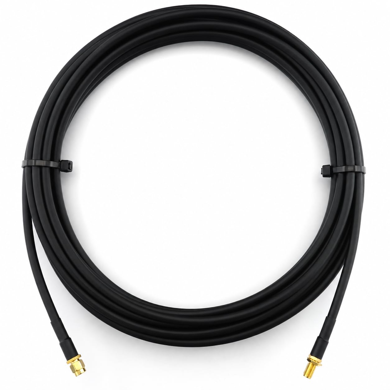 25m SMA Male do SMA Female kabel koncentryczny UHF RG8X — przedłużacz koncentryczny SMA 50 Ohm — do radia HAM, anteny 4G 5G, ADS-B, GPS, SDR