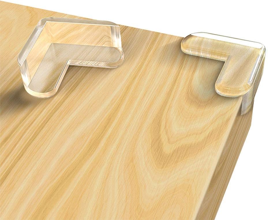 Corner Guards 16 Pack,Clear Corner Protector High Resistant Adhesive Baby Proofing Sharp Table Corner Protector,Improved Tasteless Corner Covers for Furniture Sharp Corner(Large L-Shaped)