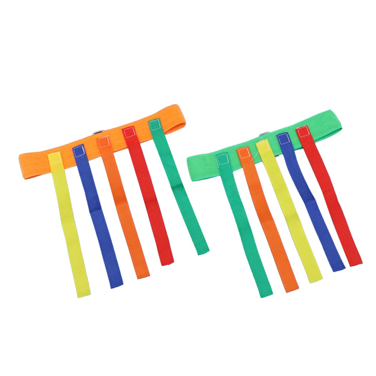 Vaguelly 2 Sets Kindergarten Pull Tail Belt Outdoor Activity for Parent Teamwork and Sensory Training for Social Skills Development Random Color