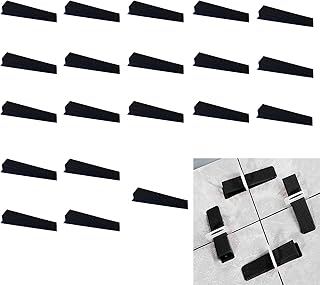 20PCS Fence Panel Wedges Plastic Fence Panels Fence Wedges to Stop Banging Wedges for Laying Ceramic Stop Fence Panels Rattling Banging Fence Panel Clips with Window Wedges Door Wedges Indoors