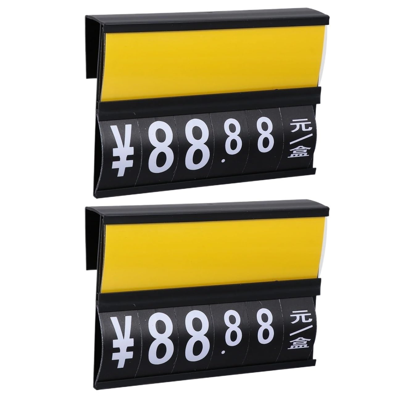 Qvorlth Clip On Sign Holder 12Pcs Price Tag Label Portable Lightweight Combined Number Card For Store Display Supermarket Supply For Display