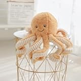 Octopus Plush Toys, Soft Octopus Toys, Best Gift for Birthday, Party, Christmas. 1 Piece (15.7inch, Orange)