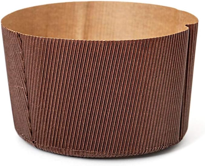 Decora Canasta Baking Wrapper Made of Oven Safe Paper, Cellulose, Brown, 18 x 10.5 x 10.5 cm