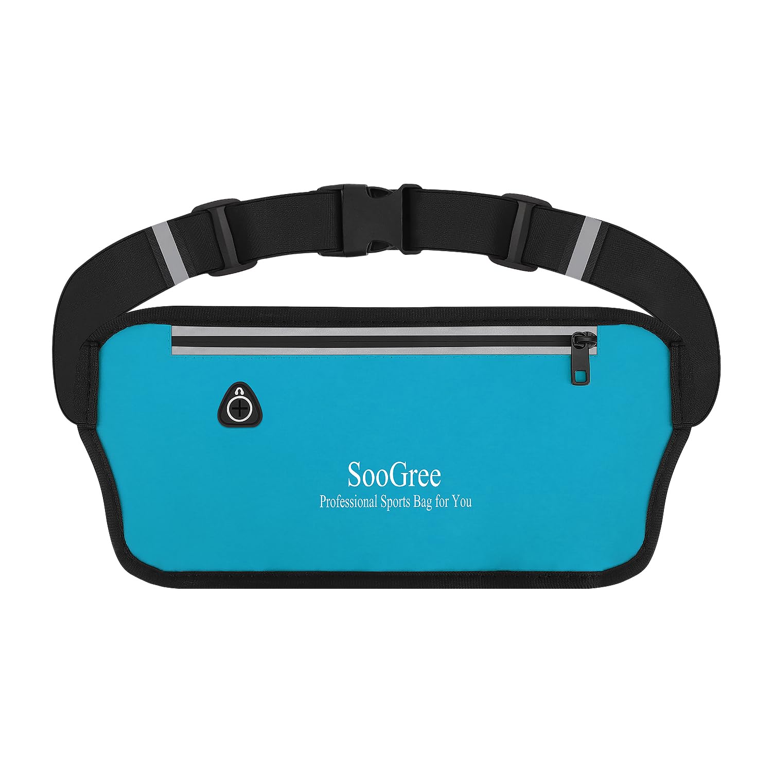 SooGree Running Belt Fanny Pack for Women Men Waterproof Waist Pack Runners Bag Slim Money belt Phone Holder for Sports Hiking Traveling Adjustable