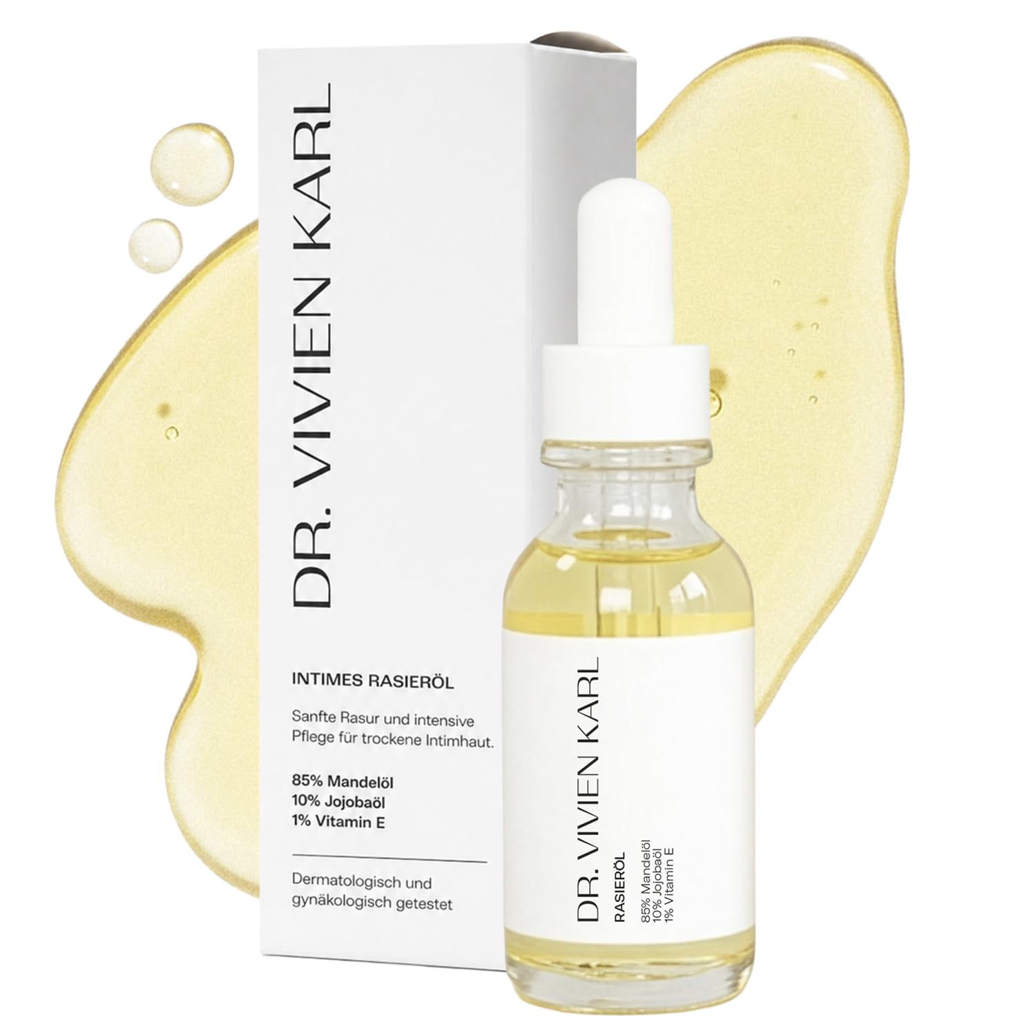 Intimes Rasieröl | Intimrasur für Frauen gegen Irritationen | Body Oil zur sanften Rasur | Sanfte Alternative zu Rasiergel Damen | Hautöl für empfindliche Haut | Intimpflege Damen