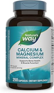 Nature's Way Calcium & Magnesium Mineral Complex, 750 mg per serving, 250 Capsules