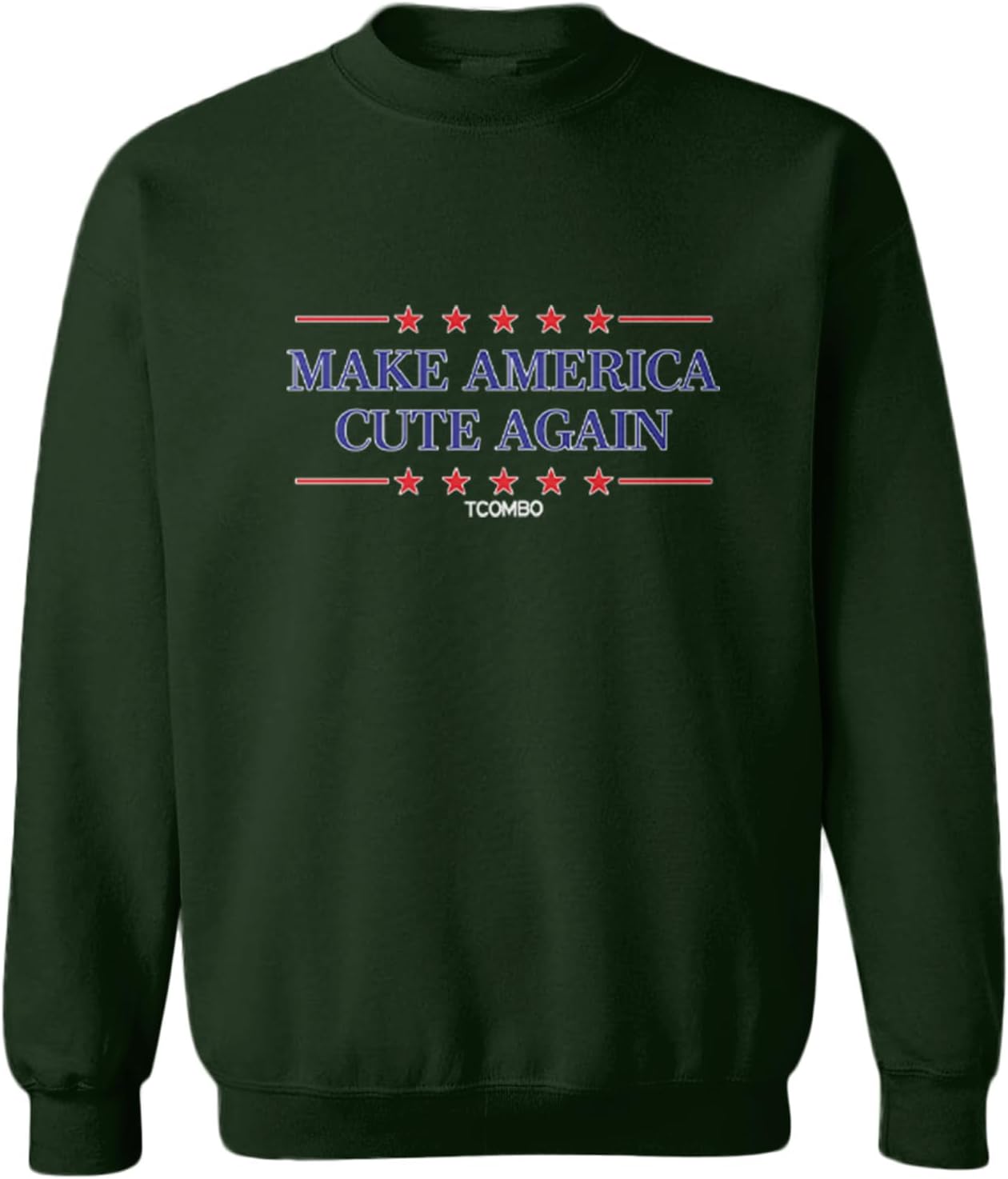Tcombo Make America Cute Again - Toddler Fleece Crewneck Sweater