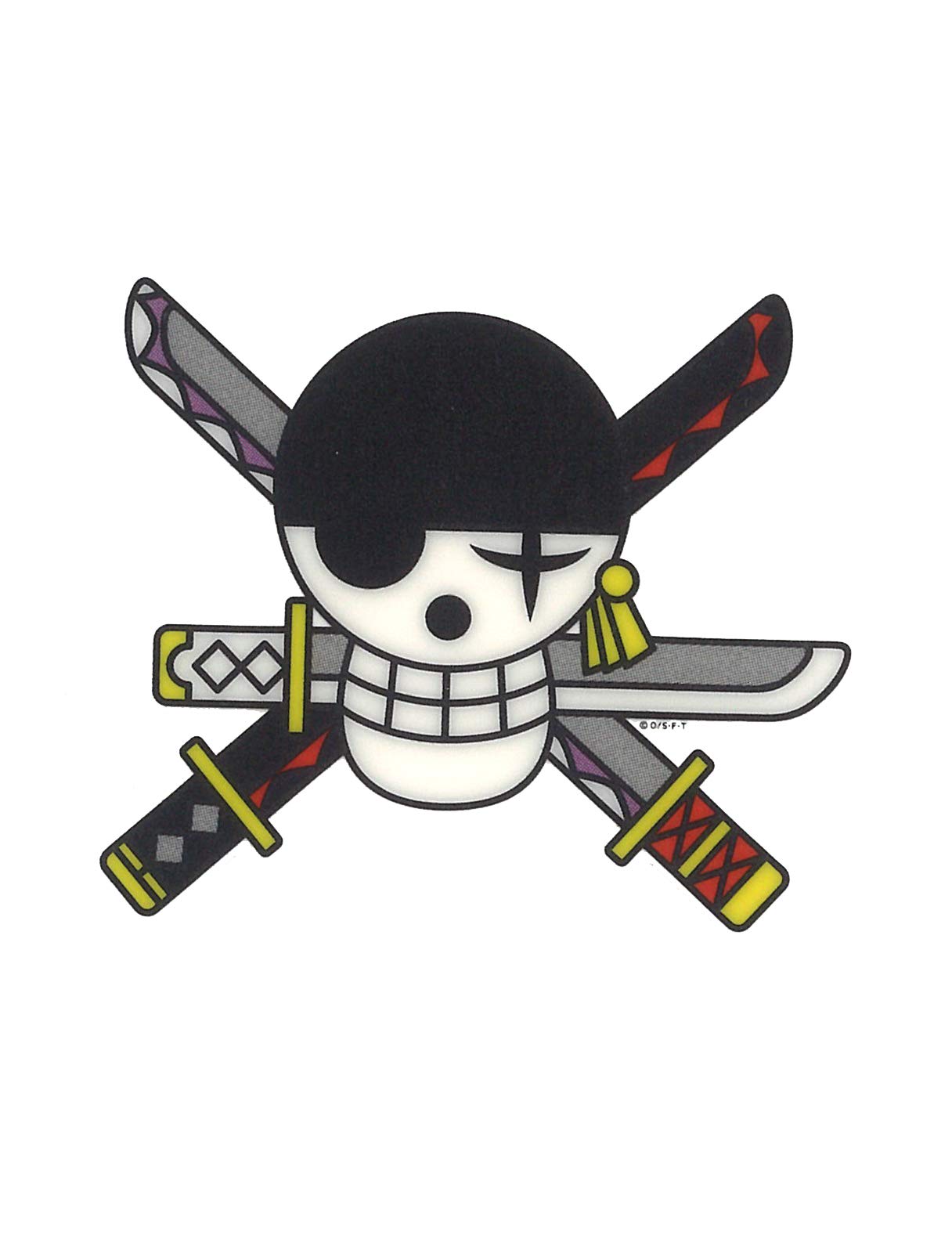 Amazon.co.jp: OPT-24 ゾロ海賊旗 ワンピース(ONE PIECE)転写  