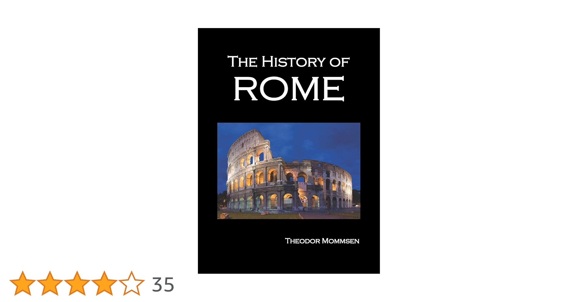 ローマ史　The History of Rome 全5巻 Mommsen著 Amazon.co.jp: The History of Rome, Volumes 1-5 : Mommsen