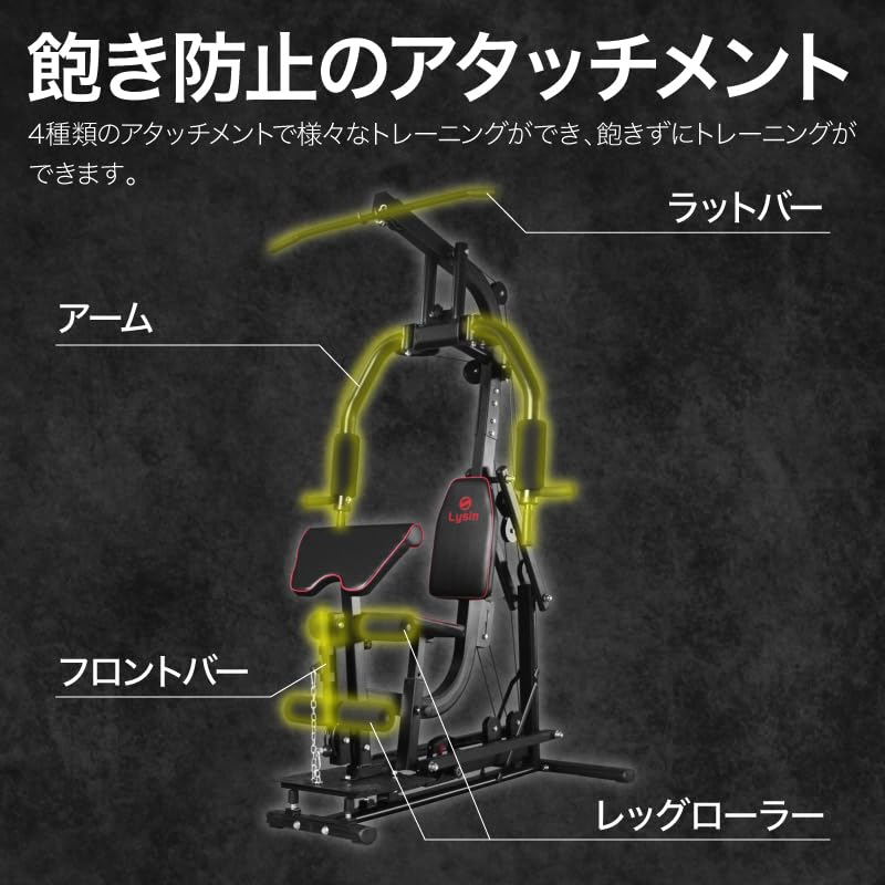 Amazon.co.jp: Lysin Multi-Training DX Home Gym Large Wire-Type