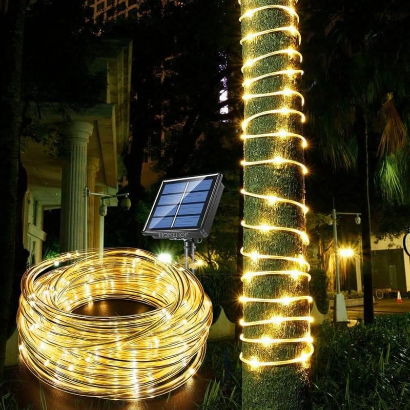 Homehop Solar Led Pipe Light for Home Garden Outdoor Balcony Terrace Wall