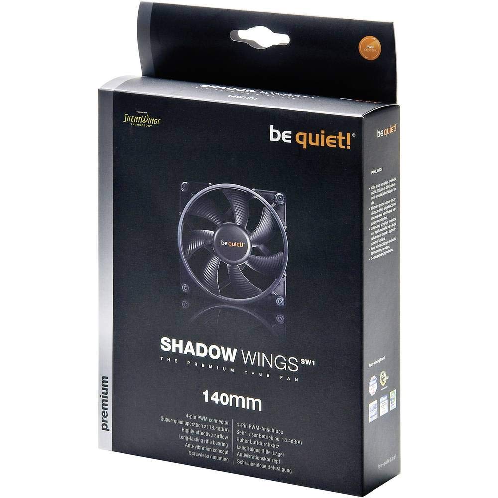 be quiet! BL027 Shadow Wings PWM Ventilateur 140 mm