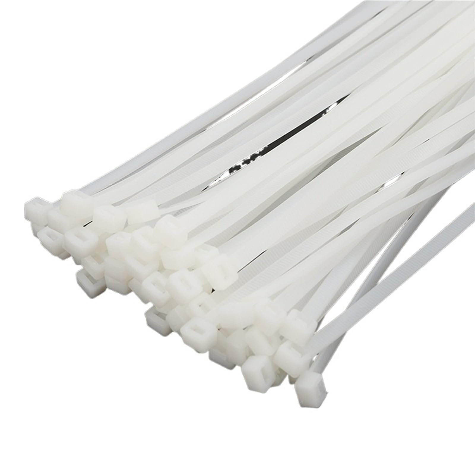 cinturón de plástico, Bridas de nailon autoblocantes (paquete de 100) en varios tamaños(5x350-100pcs)