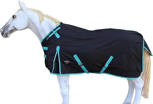 82" 1200D Turnout Rain Horse Sheet Light Winter Blanket Gusset 356