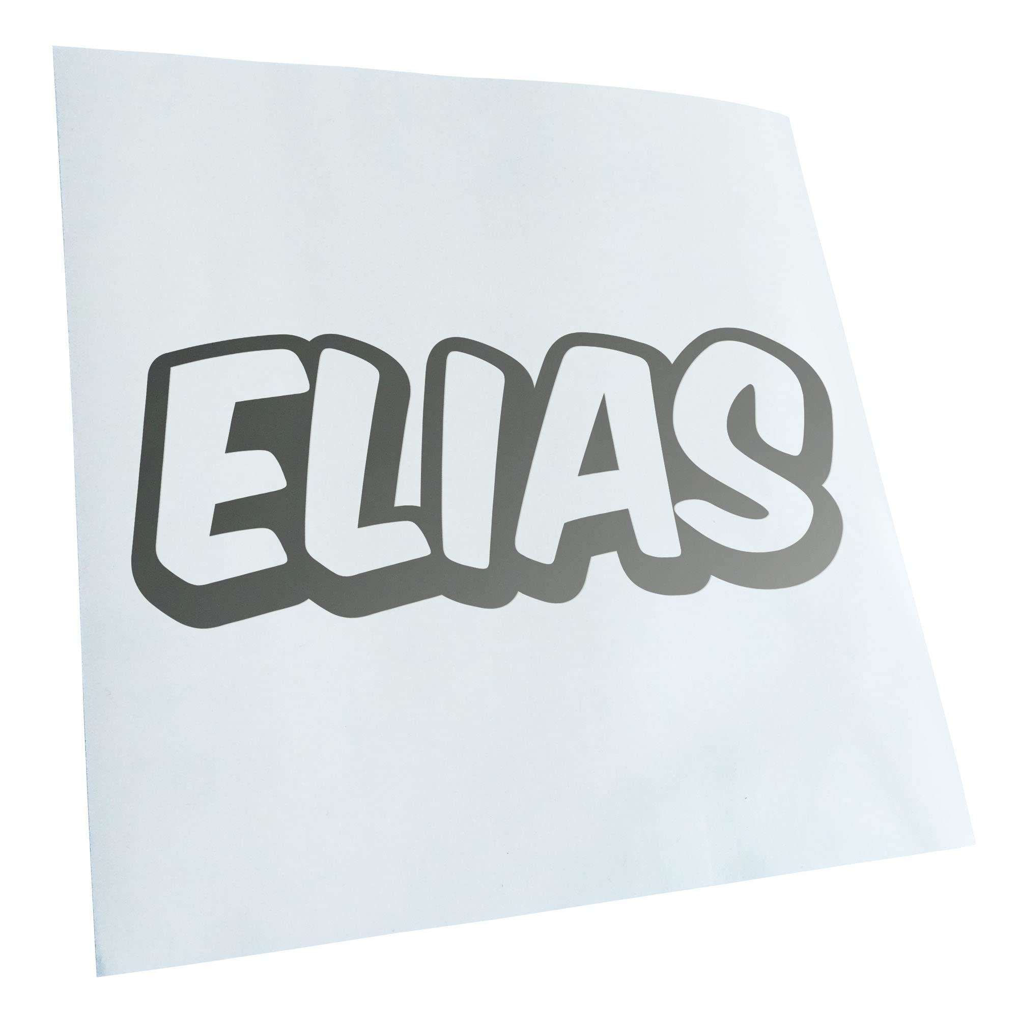 Kiwistar Elias First Name Boys Stickers 25 Colours Neon Matt