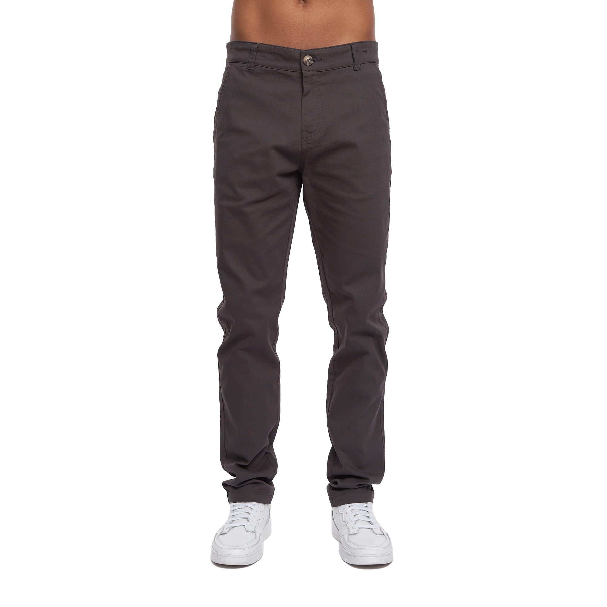 Crosshatch Men's Charcoal Regular Fit Straight Fit Jeans Pants All Waist & Leg Sizes From 30W To 40W(Charcoal&40W/33L)
