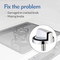 Vista 6 de W10284885 Perilla de control de estufa compatible con quemador de horno Whirlpool, pieza de repuesto WPW10284885, W10284885, PS11752001, AP6018699