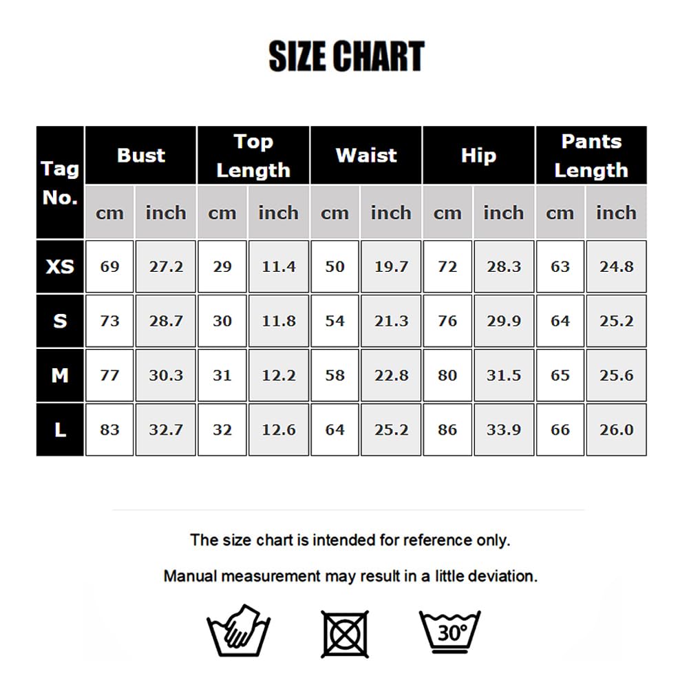 Set da yoga da donna, 2 pezzi, canotta con leggings a 3/4 | Tuta sportiva da donna, 2 pezzi, top corto + pantaloni sportivi a 3/4 a vita alta, per fitness, palestra, yoga, allenamento