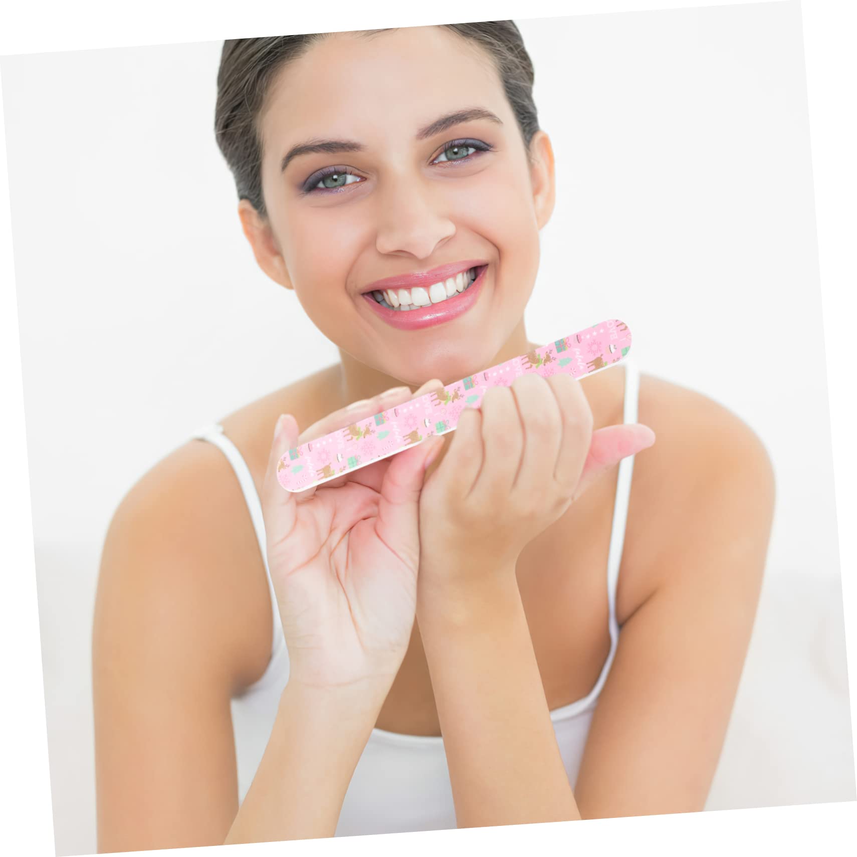 12pezzi Limette per Unghie Natalizie per Manicure e Pedicure Lucidanti Fai da Te Leggeri e Portatili per Saloni di Bellezza Art Casa Stile Casuale