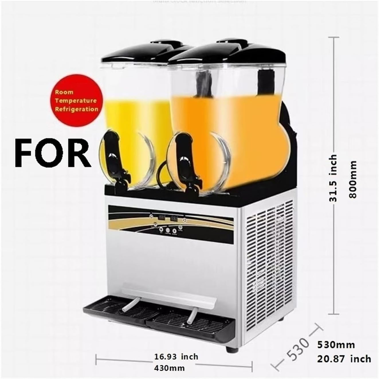 Original X-150 X-300 X-450 SingleDouble Triple Cylinder Push Handle (2PCS), Compatible With BQL Slurpee Lisong Spele Speler Icejoy Ice Music Icepleasure Snow Melt Machine Cold Drink Beverage Slush Ma
