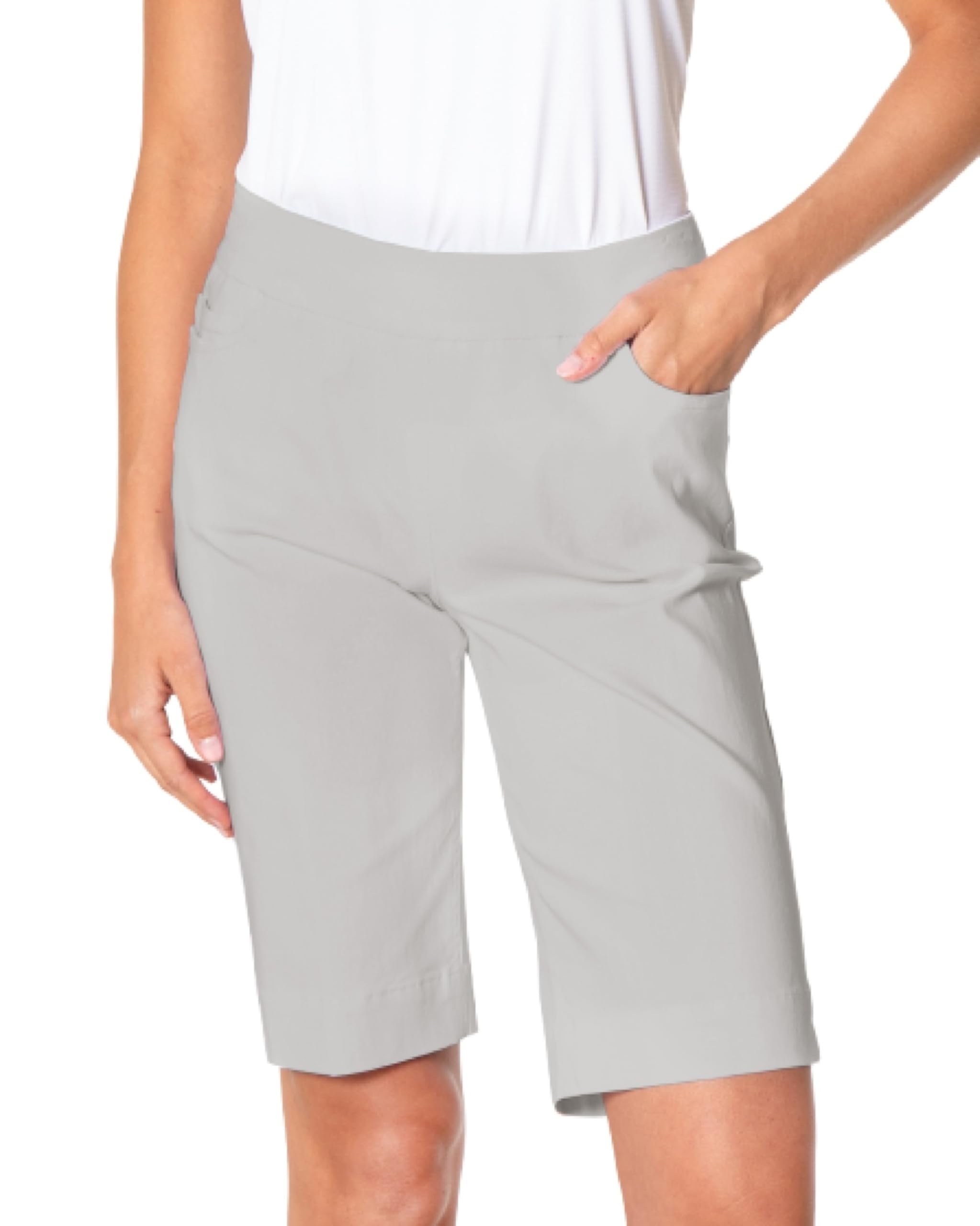SLIM-SATION Women’s Pull-On Golf Shorts