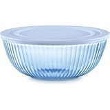 4&period;5 Quart Bowl with Blue Lid&comma; 1 EA