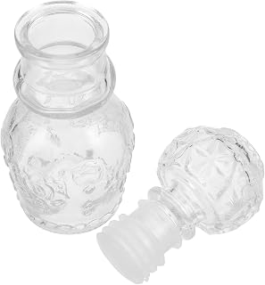 Vintage Miniature Glass Perfume Bottle, Exquisitely Designed Small Reusable Perfume Bottle for Photo Shoots and Home Decoration, Multifunctional and Easy to Use