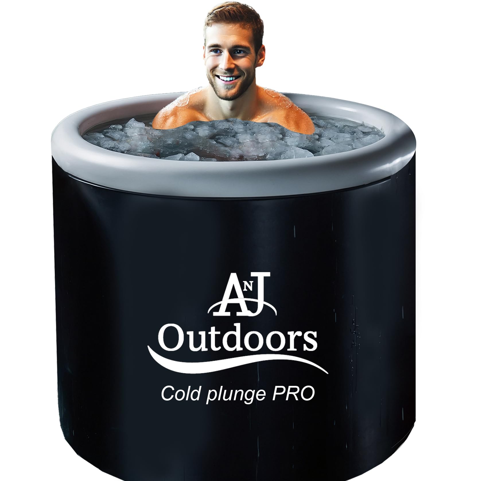 Smart Engineering Cold Plunge Tub | Integrated Insulation Wall Structure (No Poles Assembly) Ice Bath Tub for Athletes | Extra Large Outdoor/Indoor Recovery Portable Bathtub