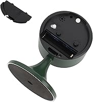 Vista 4 de Reloj despertador redondo de 3 pulgadas, analógico, silencioso, sin tictac, reloj de escritorio para dormitorio