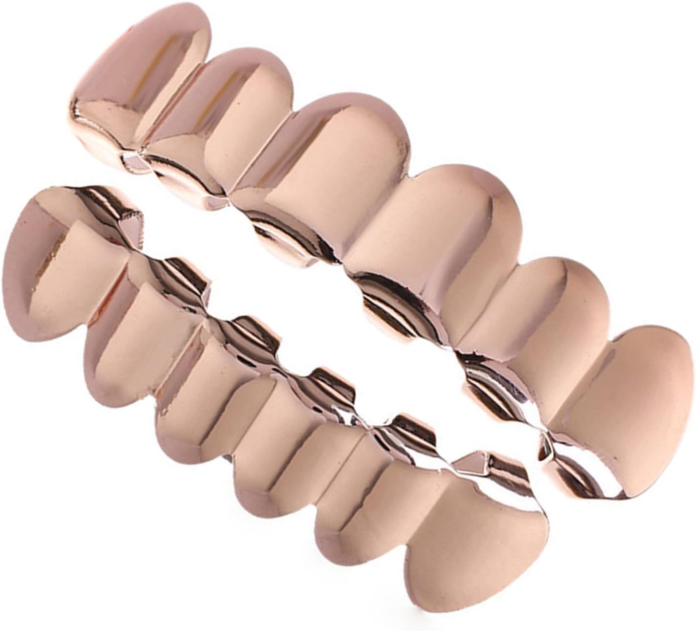 Hip Hop Removable Mouth Grillzs Set Top and Bottom Tooth Caps Comfortable Dentals Grills for Party and Music Festivals Comfortable Wear Grillzs