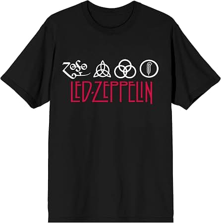 Amazon.com: Led Zeppelin Electric Magic Colors T-Shirt - Sparse