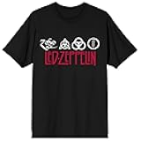 Led Zeppelin Icon Men's Black Short Sleeve Tee