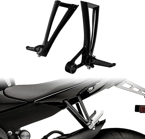 XMT-MOTO Soporte de montaje de clavijas de pie del pasajero trasero para Yamaha YZF R6 03-05 YZF R6S 06-09