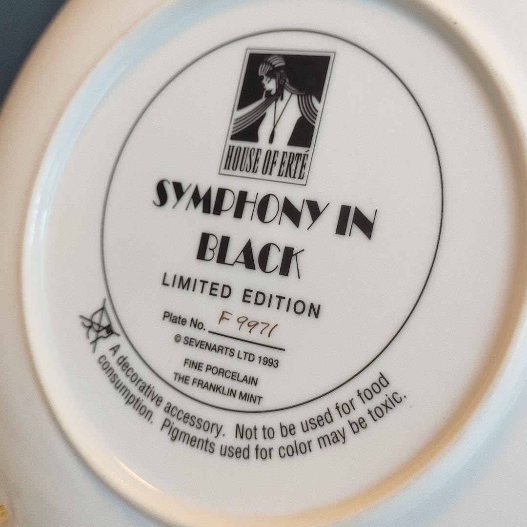 フランクリンミント エルテ （Erte）『 SYMDHONY IN BLACK 』 購入