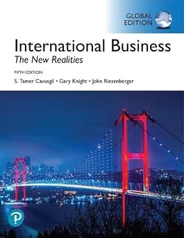 International Business The New Realities, Global Edition