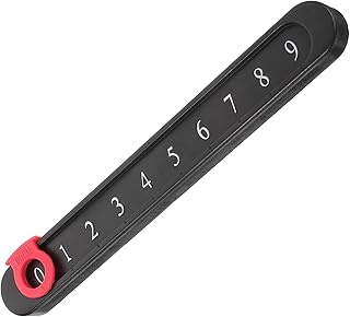 KICHOUSE Marcador de Puntuación para Futbolín Pequeño de Plástico Negro, Contador de Puntuaciones de Mesa, Accesorio Multifuncional para Futbolín de Sala de Juegos, Dispositivo Práctico