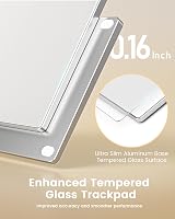 seenda Érintőpad Mac és Windows Rendszerekhez - Precíziós Fém Trackpad Többérintéses Vezérléssel, Vezetékes Touchpad MacBook/PC/Laptop Eszkö 6