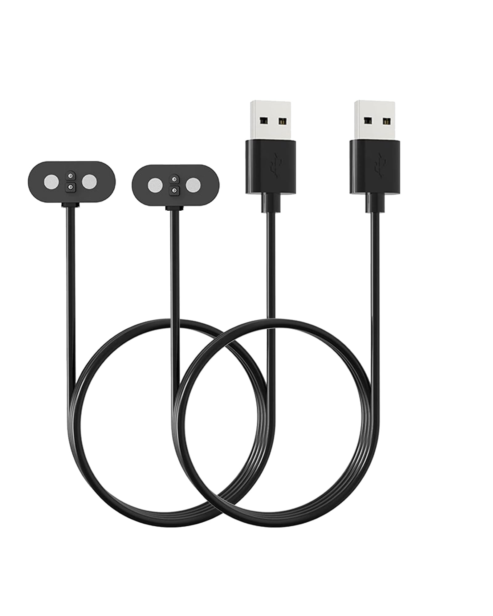 UYRUREL [2-Pack] for LEVN LE-HS017 V2 Bone Conduction Headset USB Charging Cable, Magnetic Charger for Headphones.