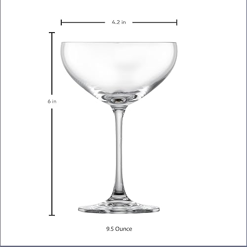 Miniatura 6 de Schott Zwiesel Tritan - Platillo de cristal champán 9-12 onzas juego de 6