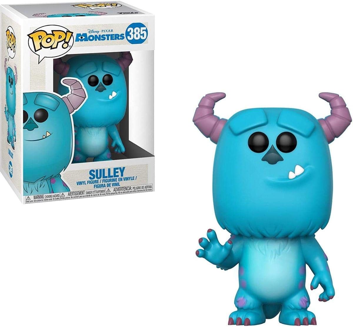 Pop! Vinyl: Disney Pixar: Monsters Inc: Sulley - Collectable Vinyl Figure - Gift Idea - Official Merchandise - Toys for Kids & Adults - Movies Fans - Model Figure for Collectors and Display