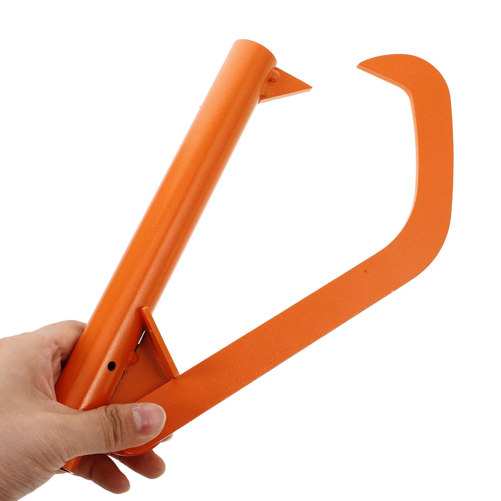 MAGICLULU Crochet Robuste à Bûches en Métal Rouge, Outil de Roulage de Grumes Résistant Protection Toutes Saisons, pour Tourner les Troncs et Arbres Lourds
