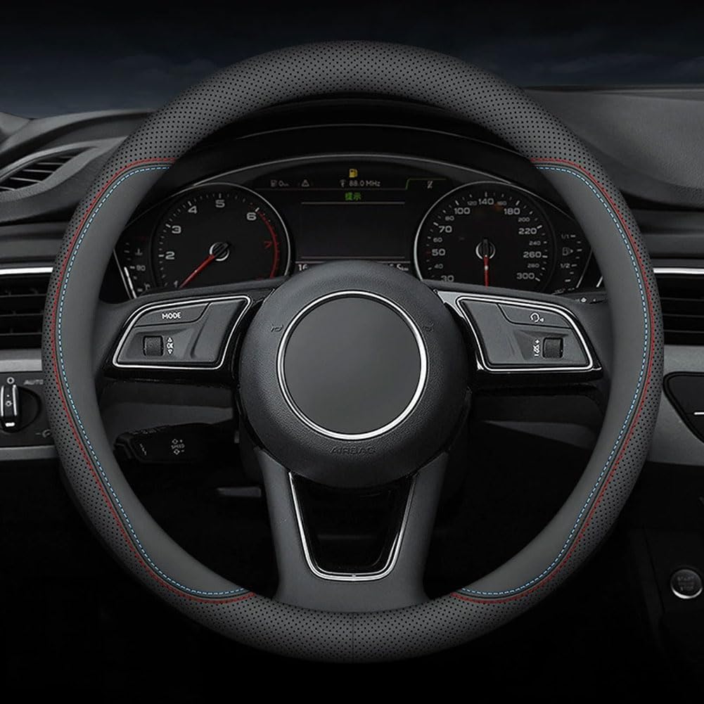 Tryagat Car Steering Wheel Cover for MG MG4 EV XPower 2023 2024 2025, Automotive Steering Wheel Protector Car Wheel Protector Accessories,Type-O-A
