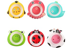 ZEAYEA Animal Shape Kids Bowls