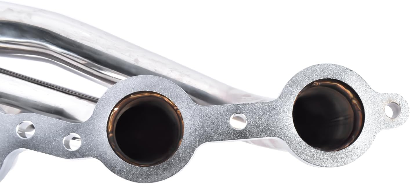 GELUOXI LS Swap Manifold Shorty Style Stainless Replacement for Chevy C10 Chevelle Camaro Caprice LS1 LS2 LS6 LS7 Engines